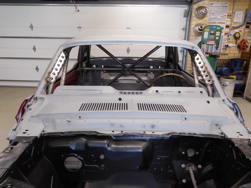 Ford Mustang '67 coupe 6 point CAMS cage to national level - BSF